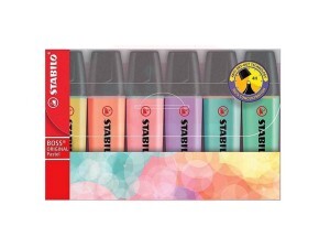 Marca Texto Stabilo Boss Original Pastel 6 Cores
